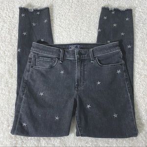 Abercrombie & Fitch Jeans w/Embroidered Stars Size 27/4